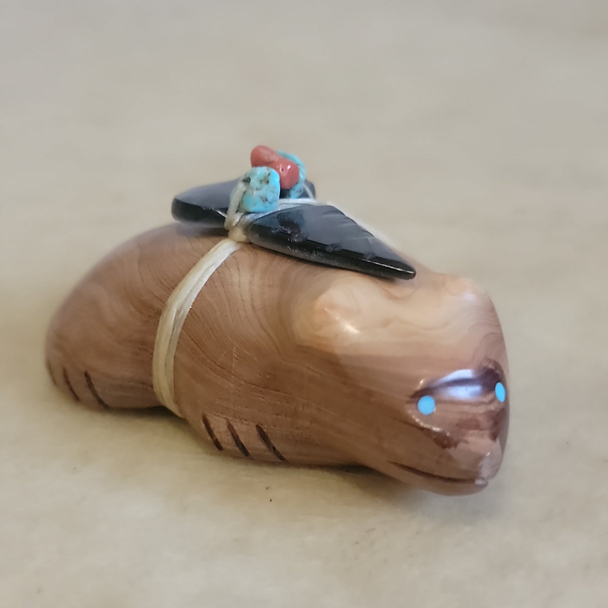 Cedar Badger Zuni Fetish