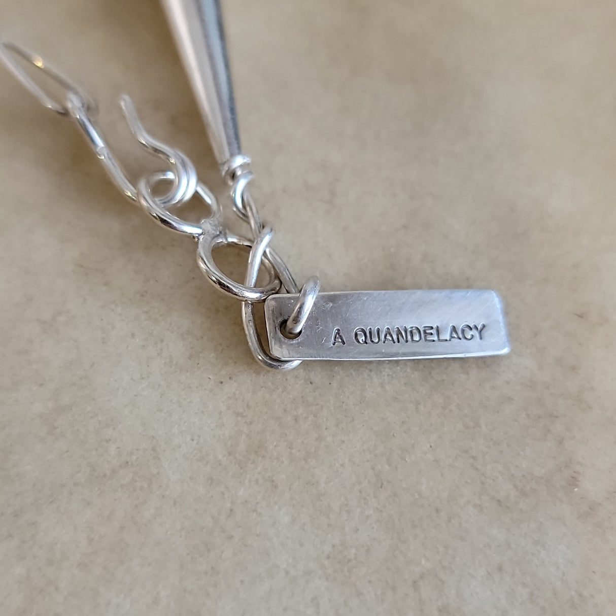 Mother of Pearl Zuni Fetish Mountain Lion Zuni Fetish Necklace