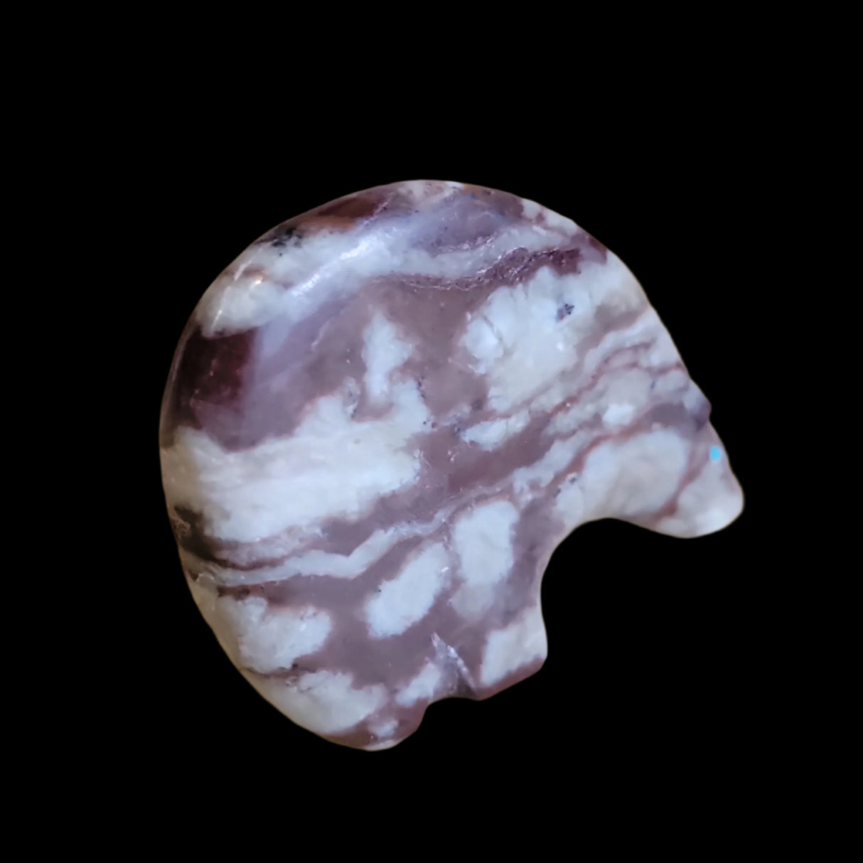 "Cloud" Jasper Long Necked Zuni Fetish Medicine Bear