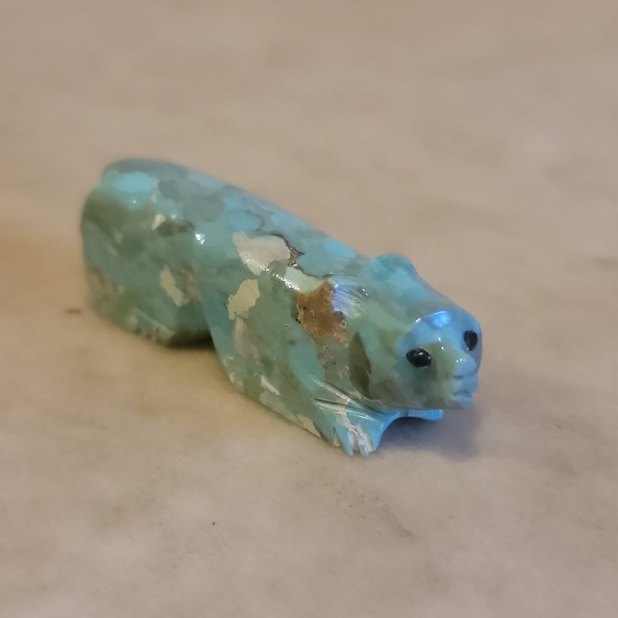 Turquoise Zuni Fetish Bear