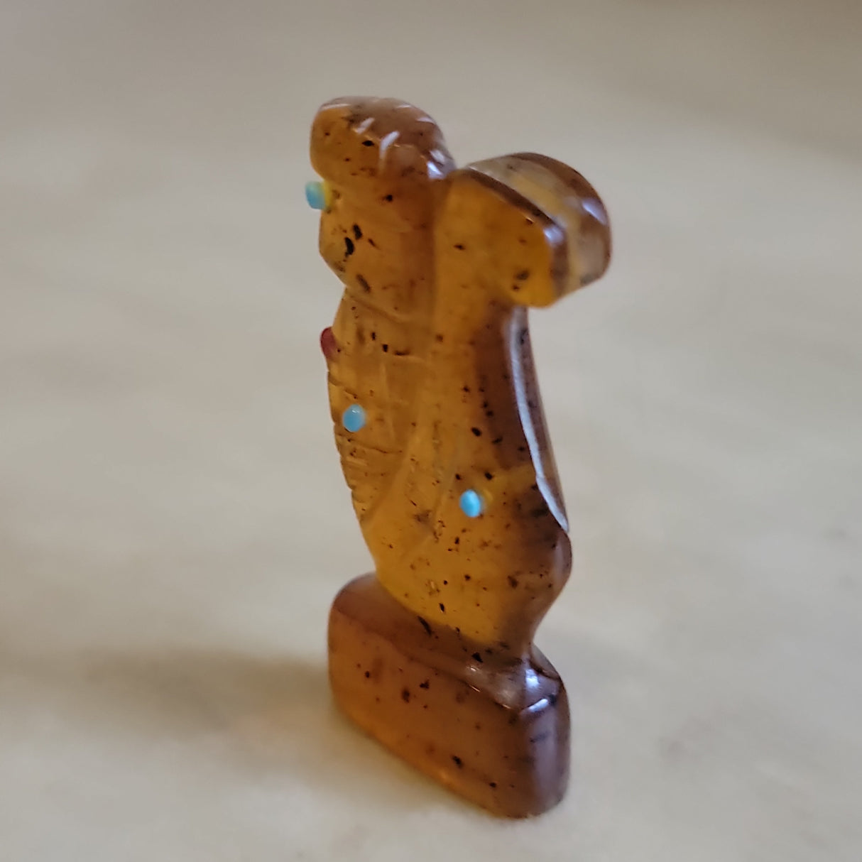 Amber Corn Maiden Zuni Fetish