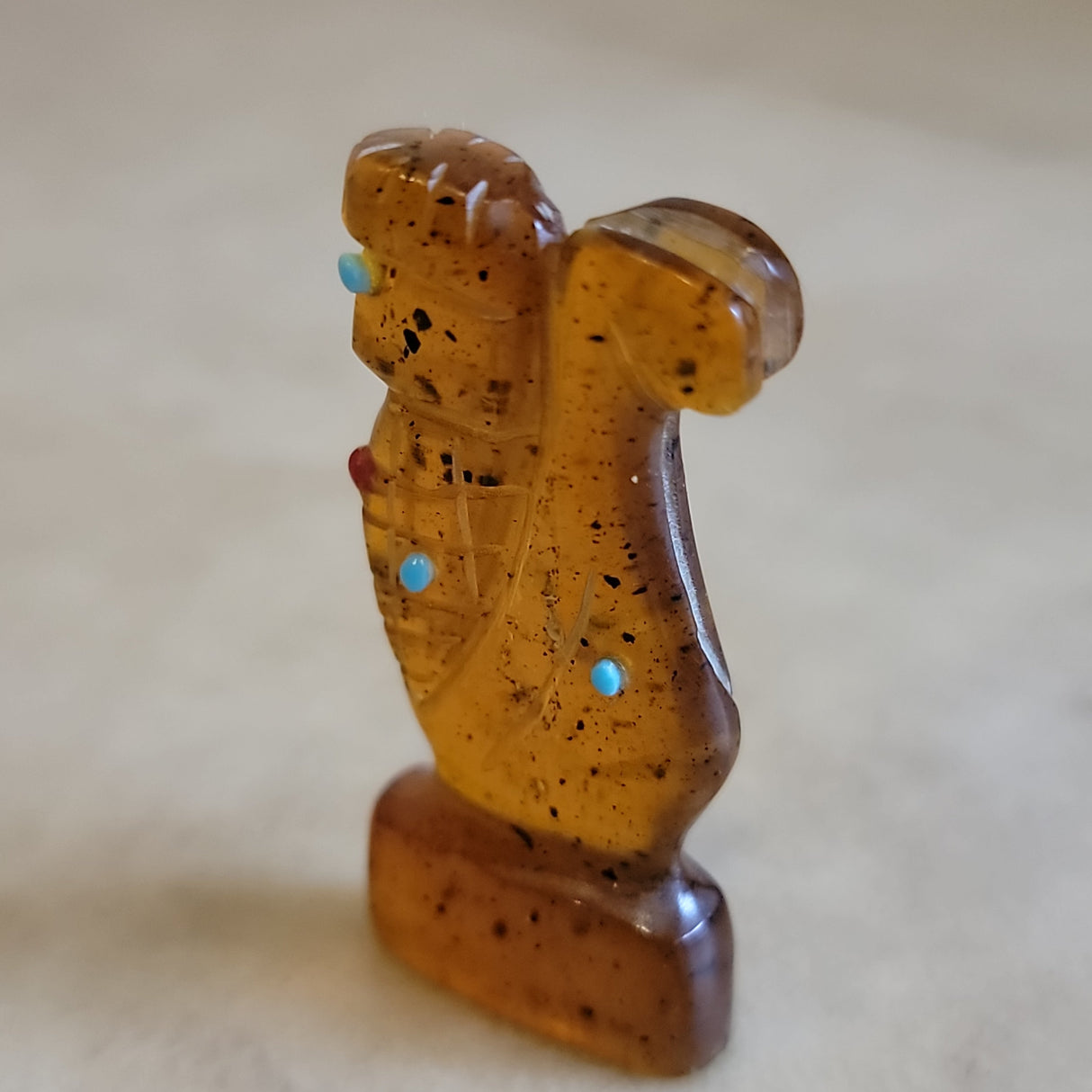 Amber Corn Maiden Zuni Fetish