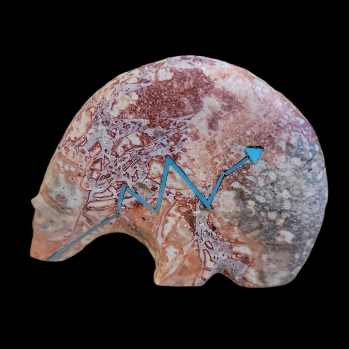 Stewart Quandelacy Jasper Zuni Fetish Medicine Bear