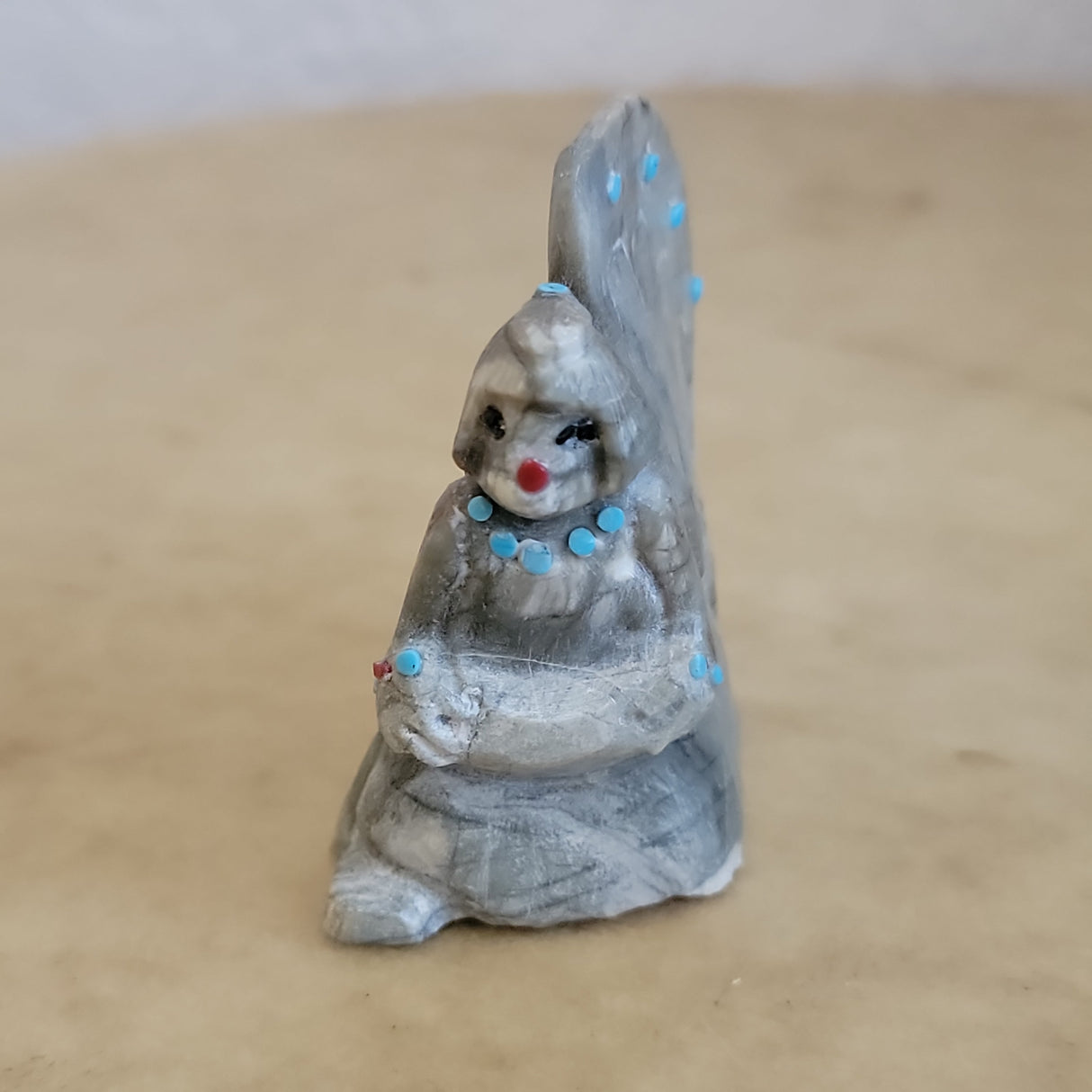 Picasso Marble Zuni Fetish Butterfly Maiden