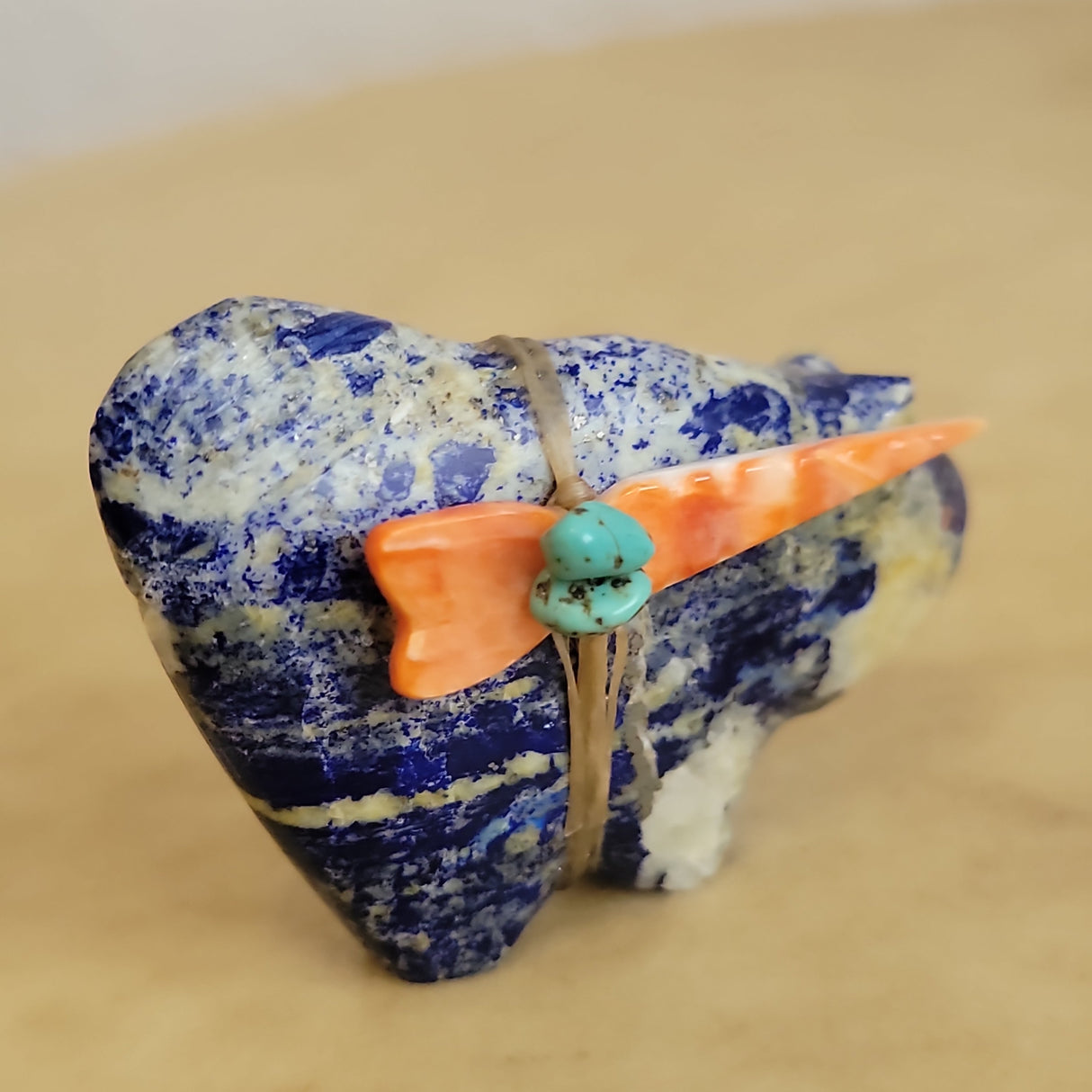 Sodalite Mountain Lion Zuni Fetish