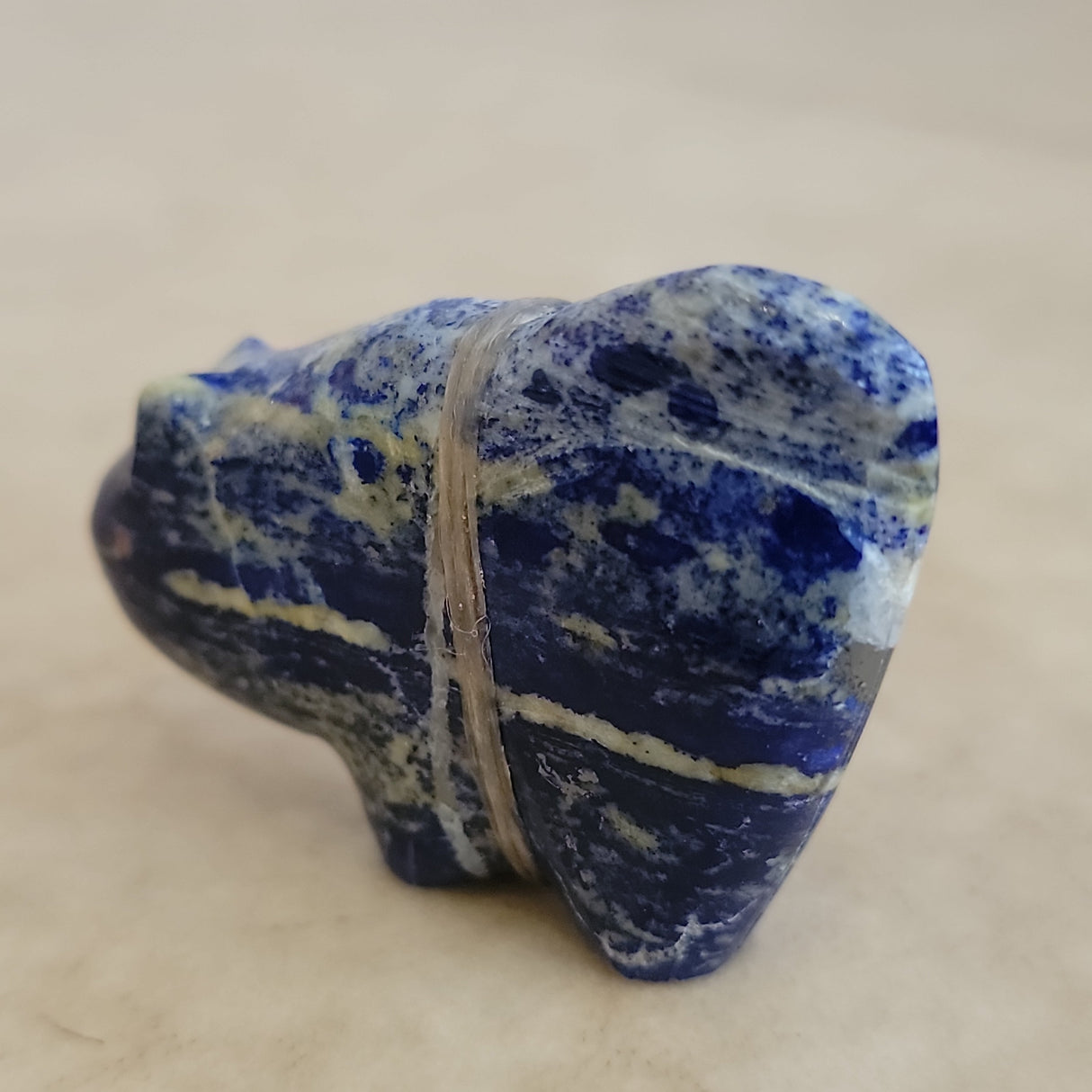 Sodalite Mountain Lion Zuni Fetish