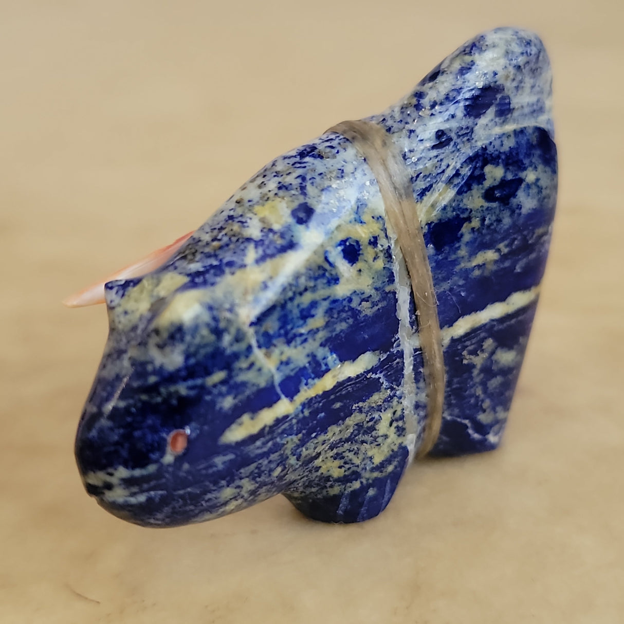 Sodalite Mountain Lion Zuni Fetish