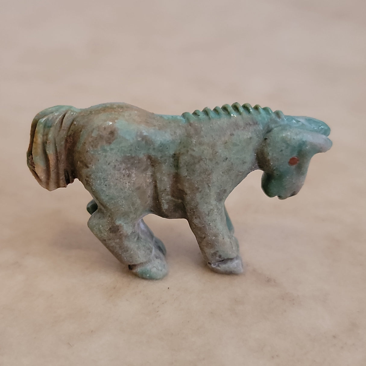 Turquoise Horse Zuni Fetish