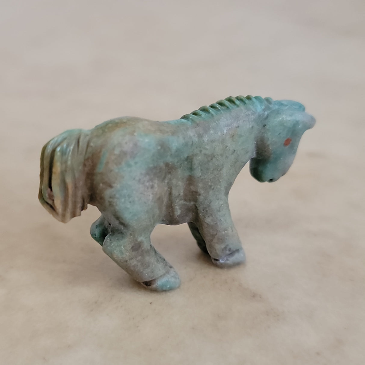 Turquoise Horse Zuni Fetish