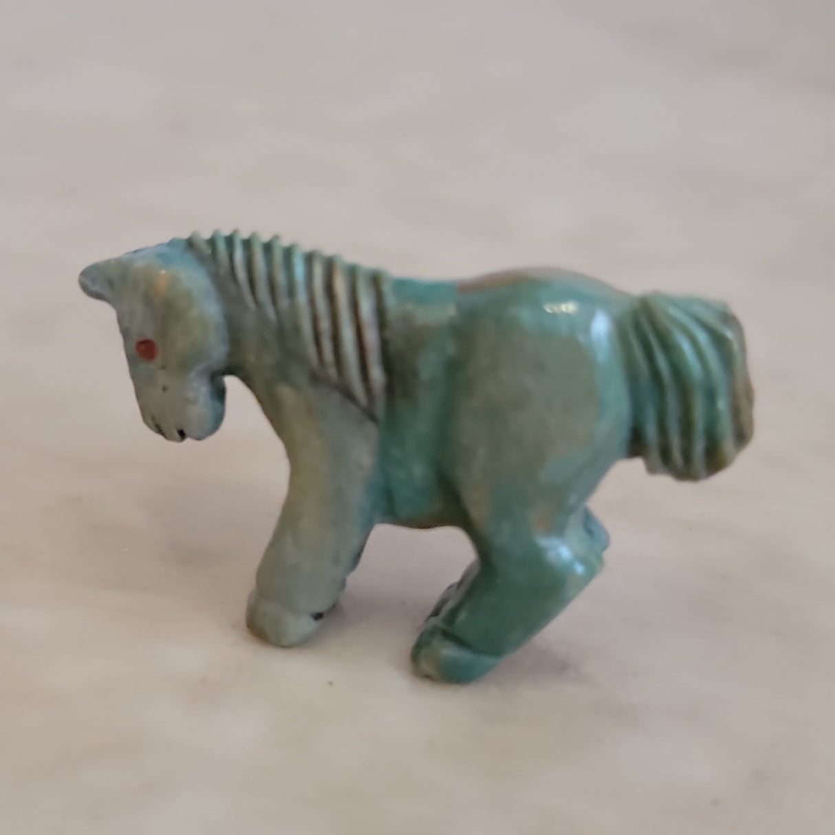 Turquoise Horse Zuni Fetish