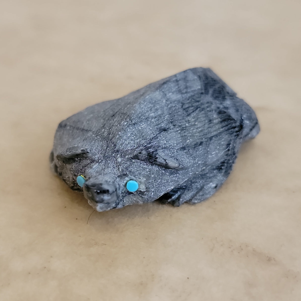 Picasso Marble Badger Zuni Fetish