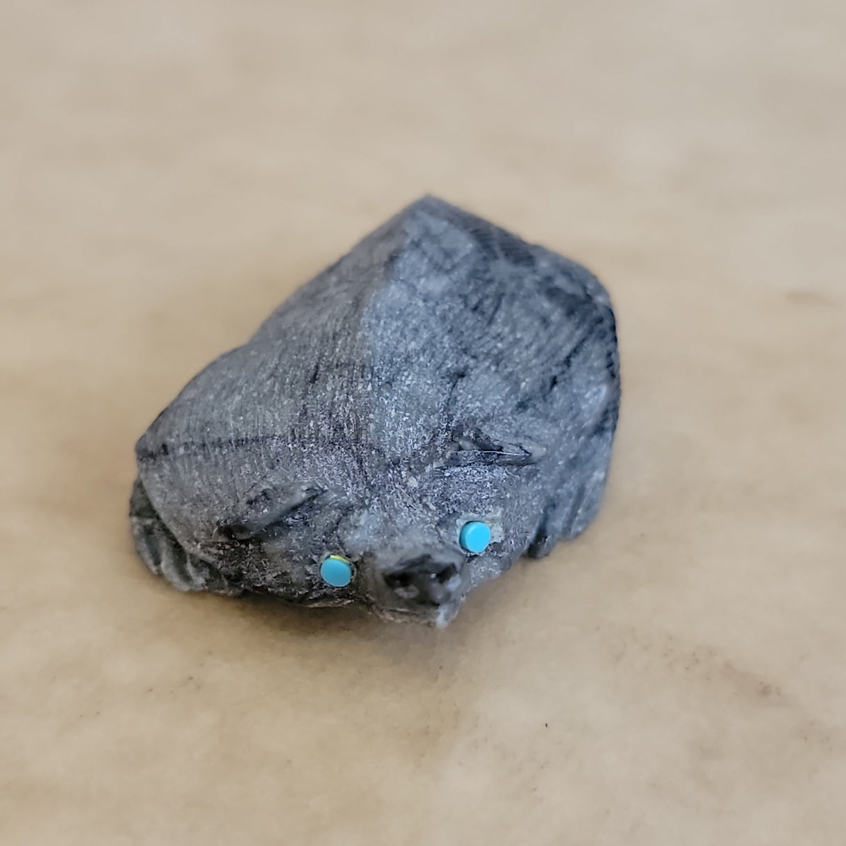 Picasso Marble Badger Zuni Fetish