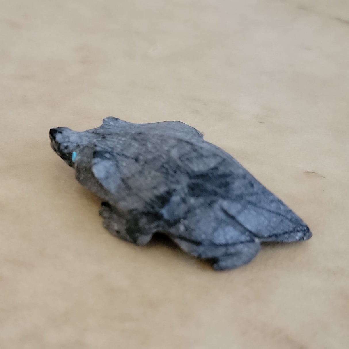 Picasso Marble Badger Zuni Fetish