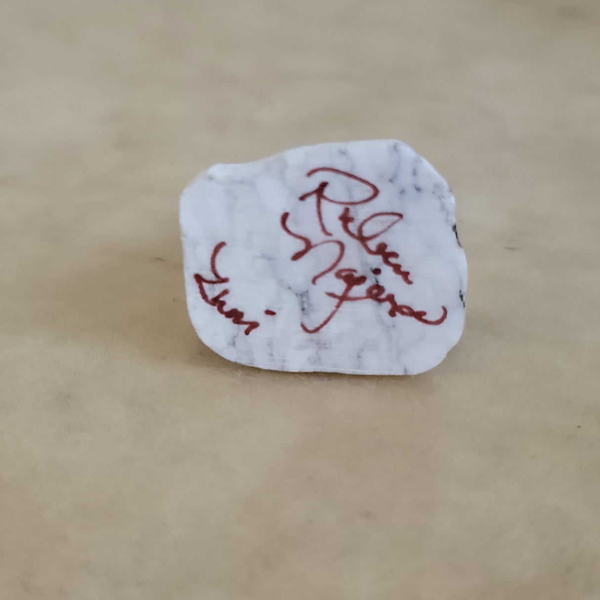 Fossilized Ivory Standing Bear Zuni Fetish