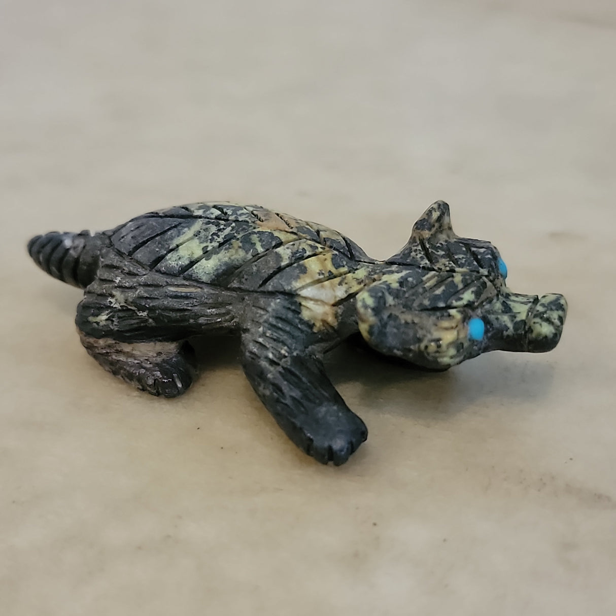 Cody Cheama Badger on the Prowl Zuni Fetish