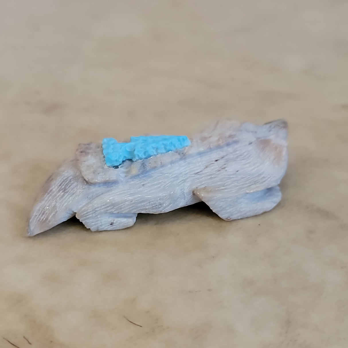 Picasso Marble Badger Zuni Fetish