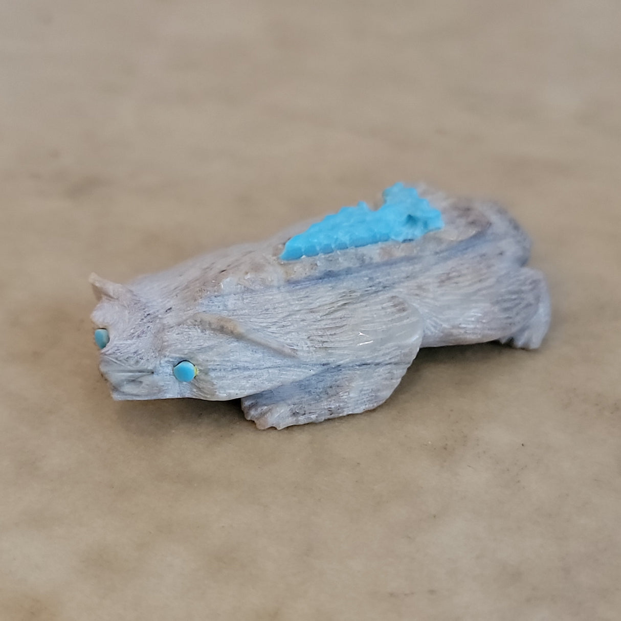 Alvin Haloo Picasso Marble Badger Zuni Fetish