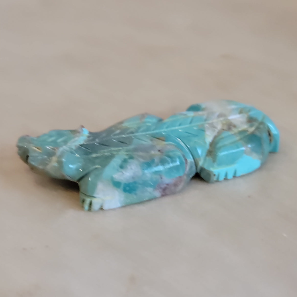 Turquoise Zuni Fetish Badger