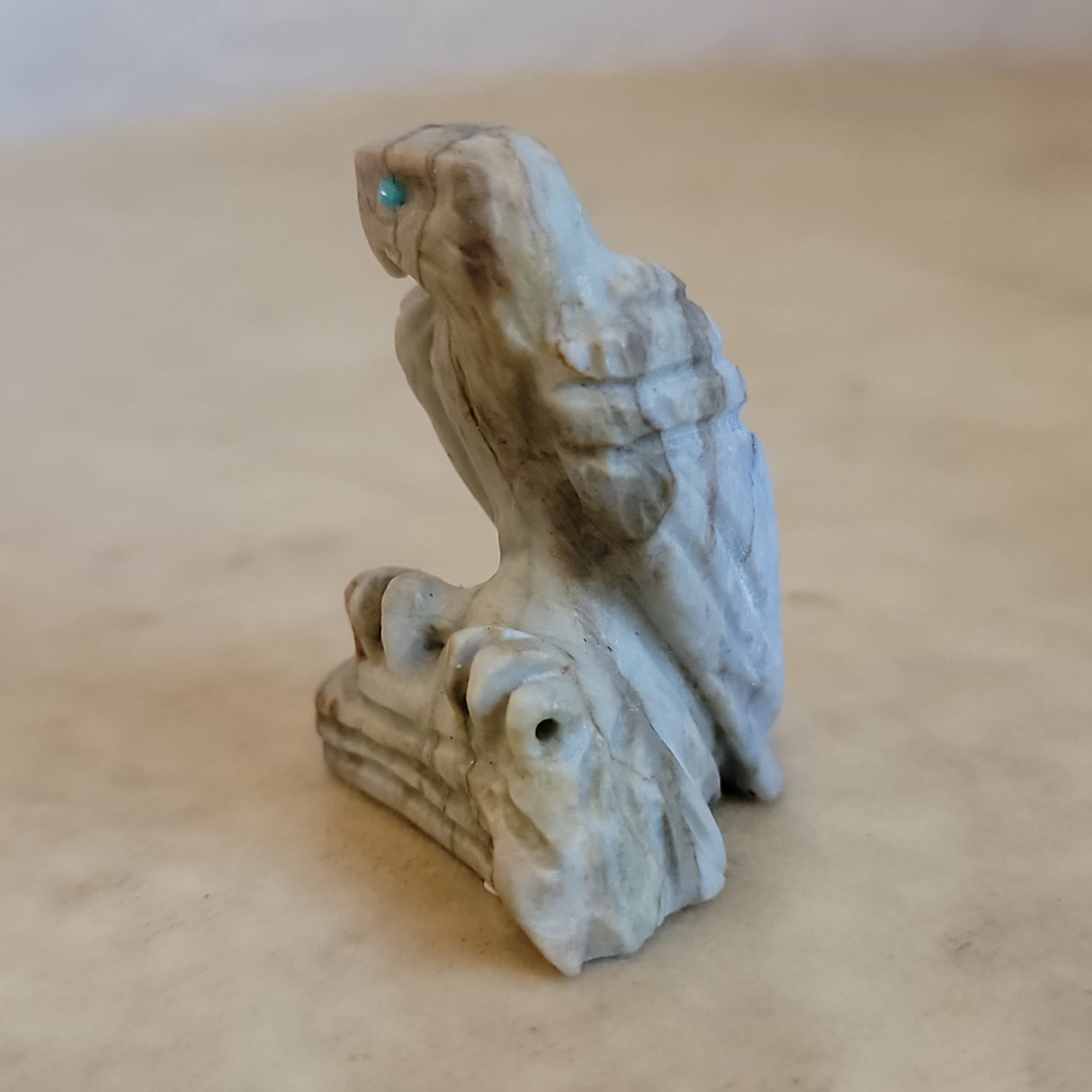 Picasso Marble Noble Eagle Zuni Fetish