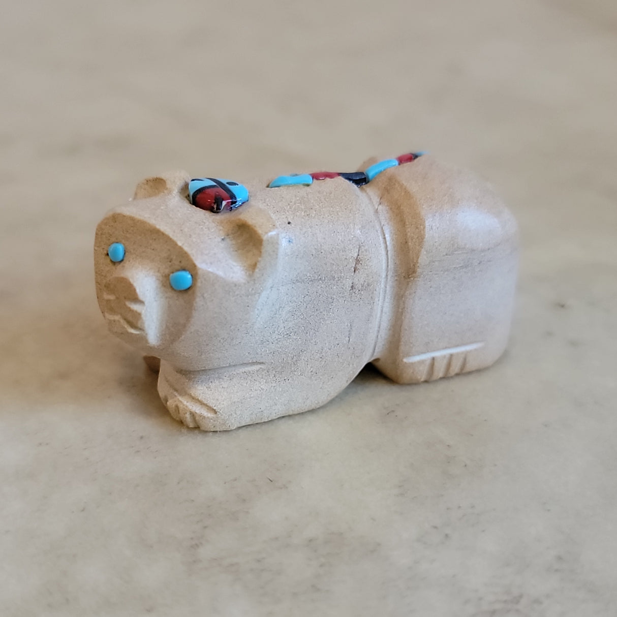 Danette Laate Walking Bear Zuni Fetish