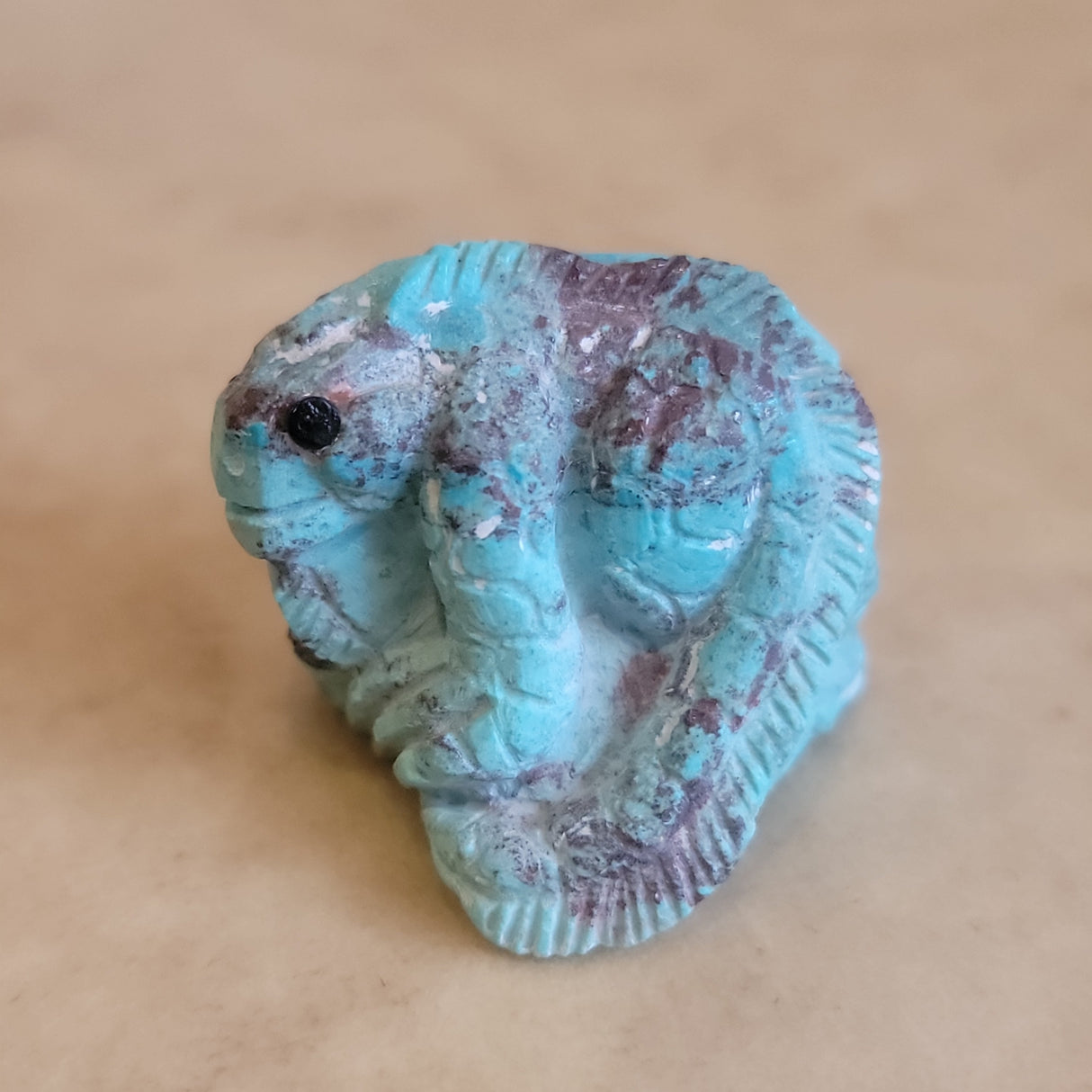 Turquoise Iguana Zuni Fetish