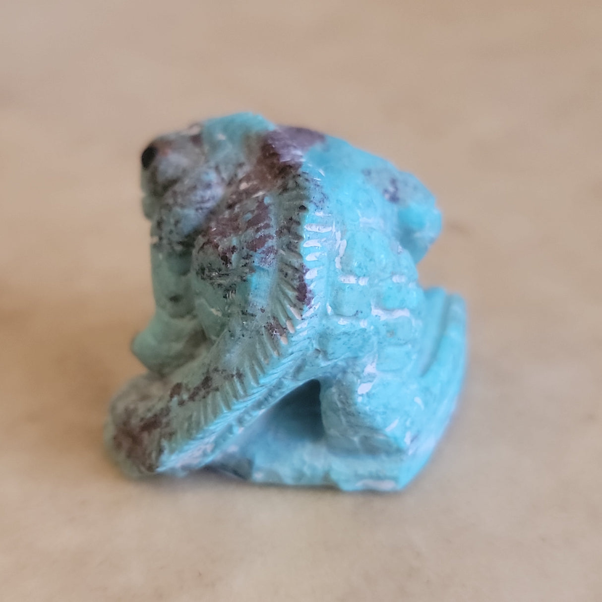 Turquoise Iguana Zuni Fetish