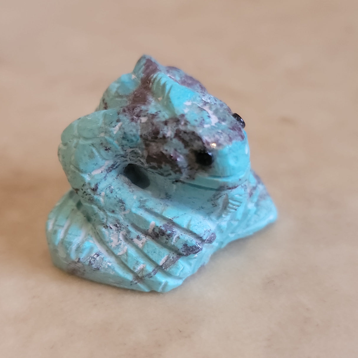 Turquoise Iguana Zuni Fetish