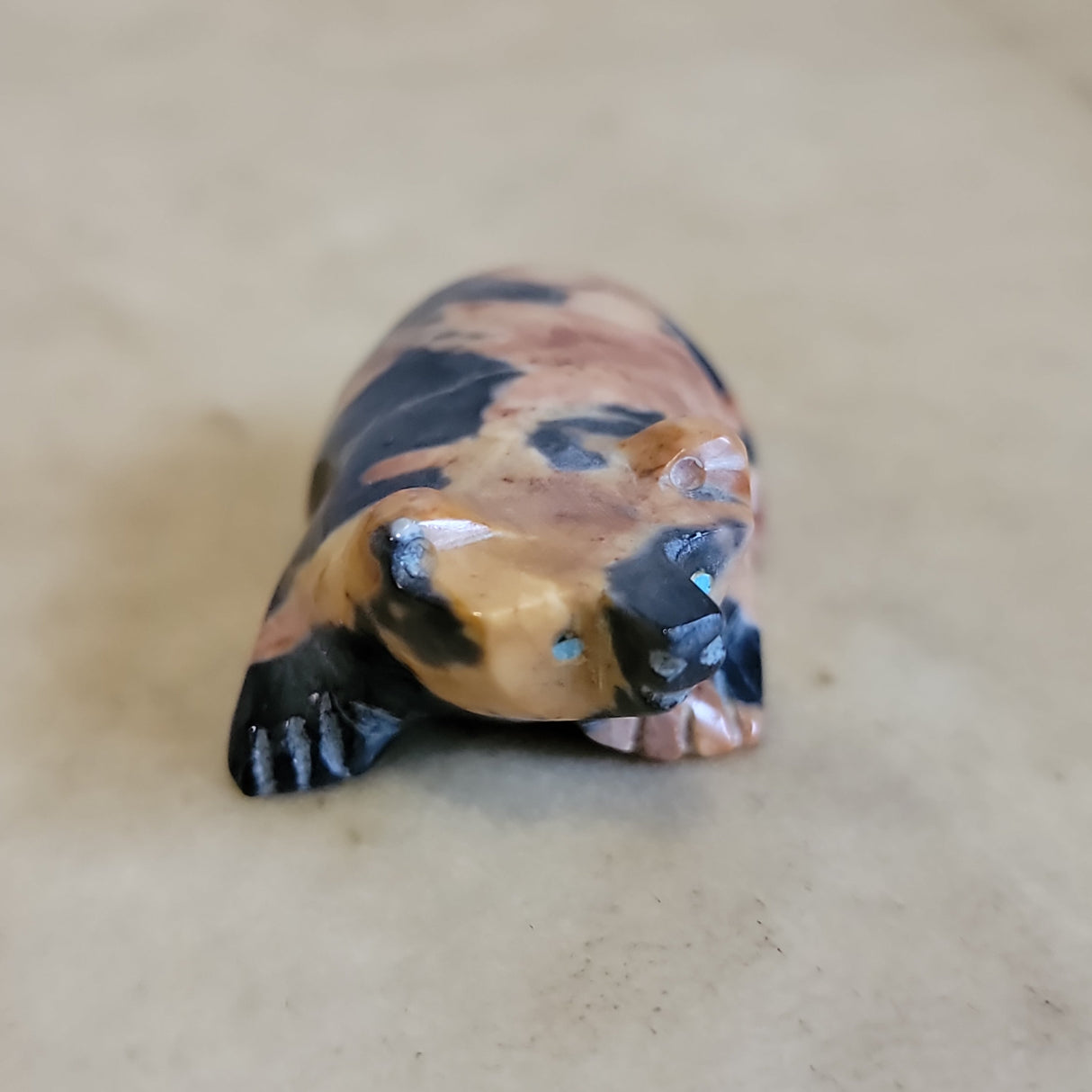 Egyptian Marble Zuni Fetish Badger