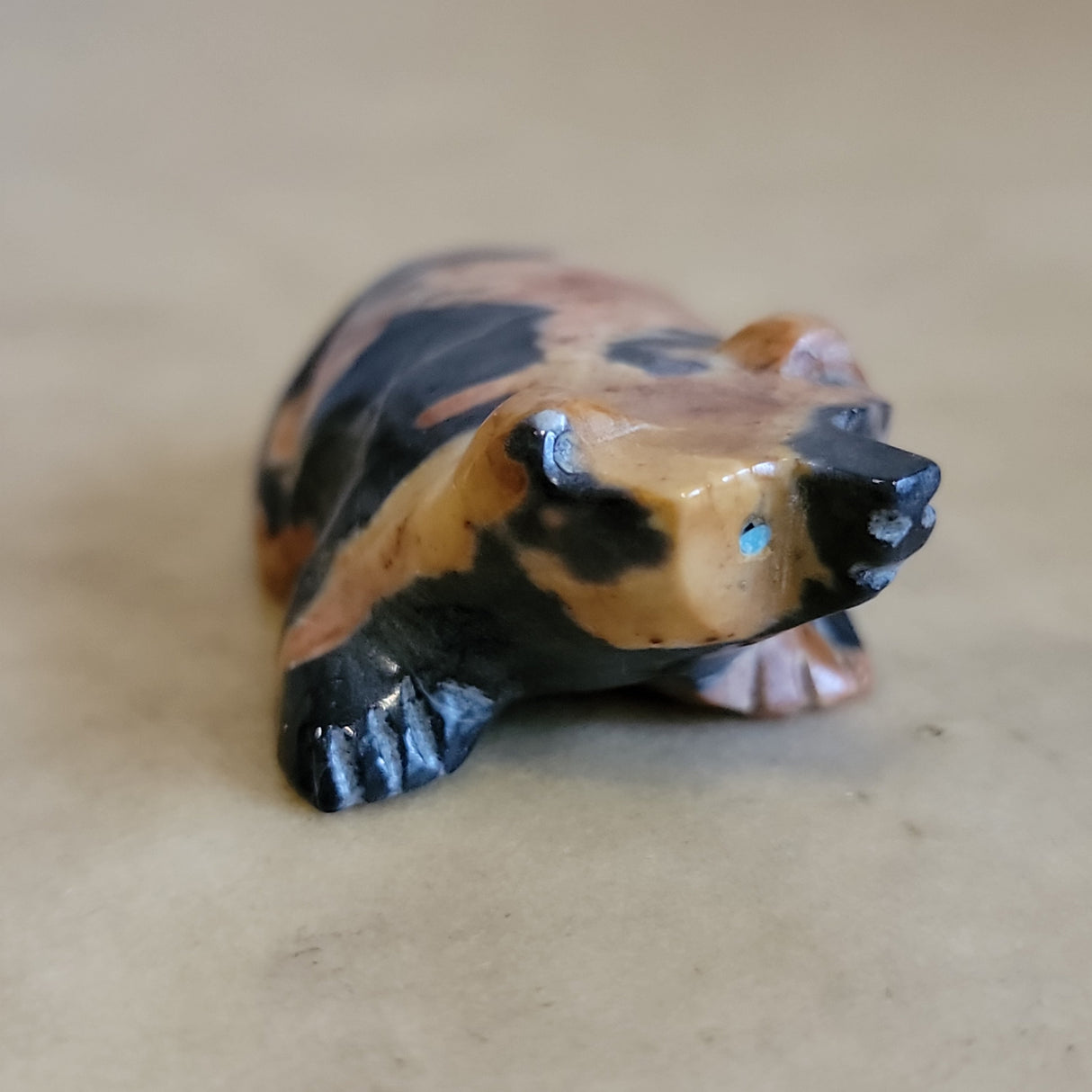 Egyptian Marble Zuni Fetish Badger