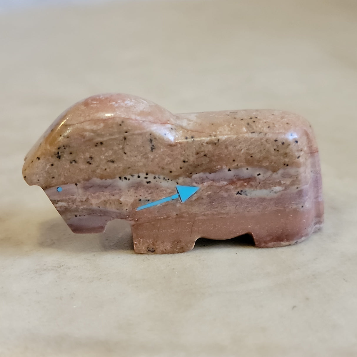 Abby Quam Serpentine Healing Horse Zuni Fetish