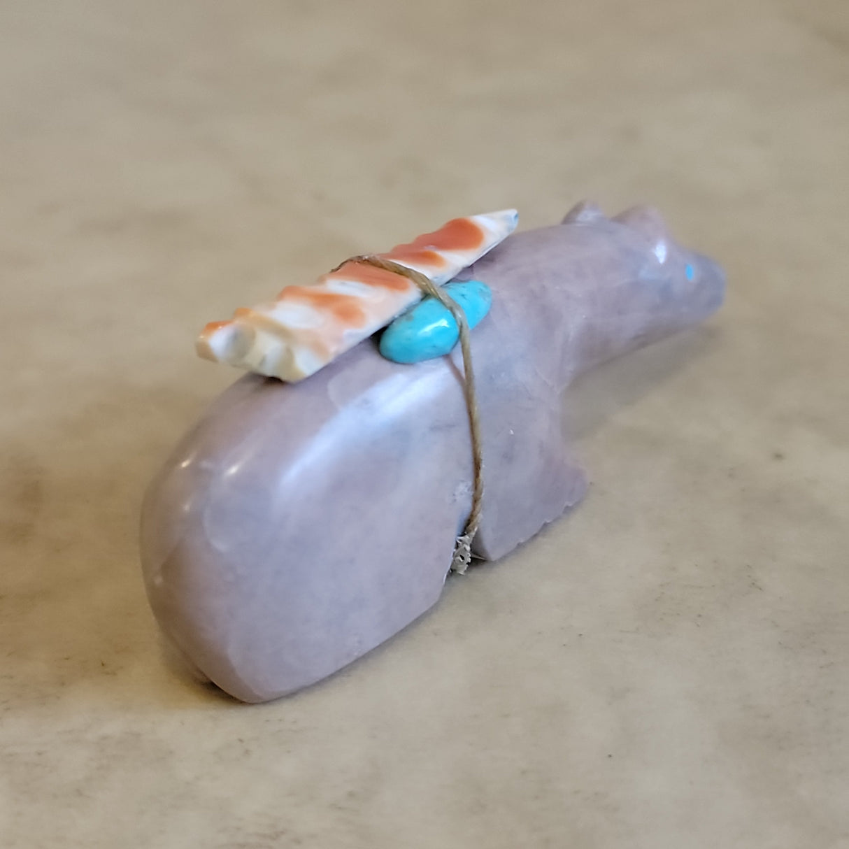 Serpentine Bear Zuni Fetish