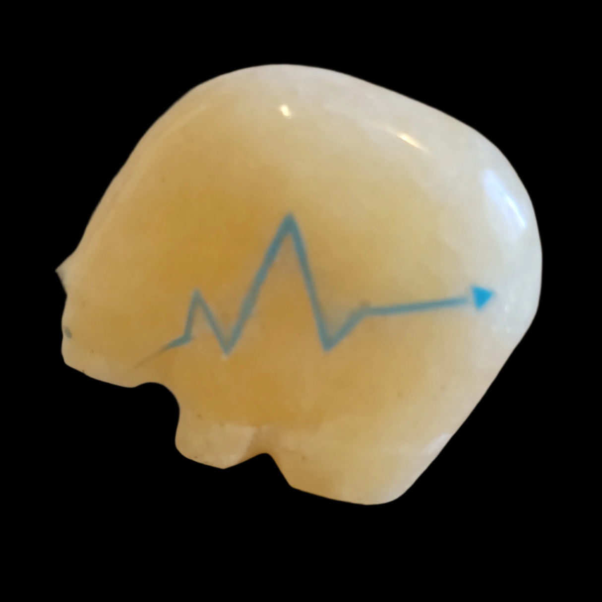 Calcite Medicine Bear Zuni Fetish