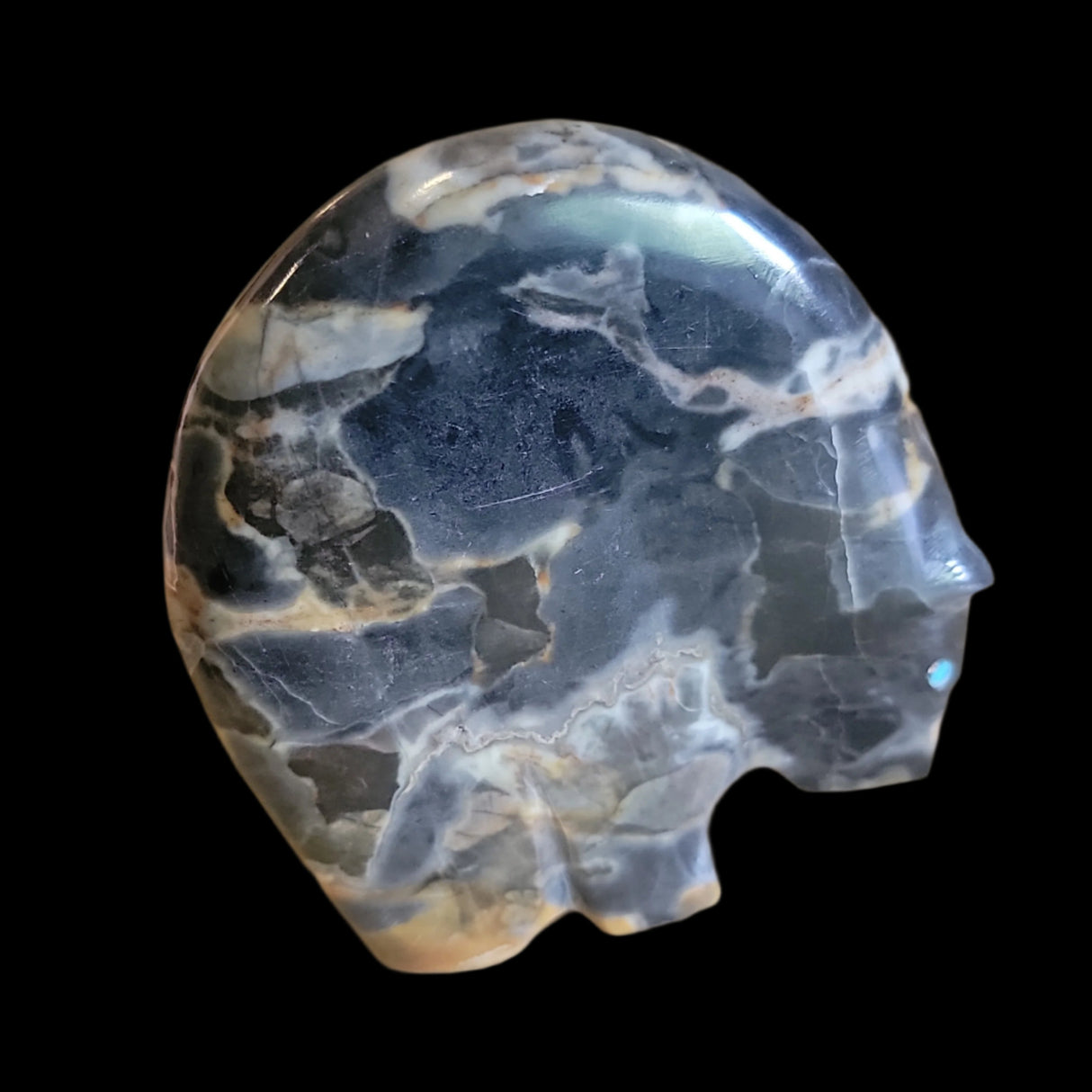 Egyptian Marble Medicine Bear Zuni Fetish