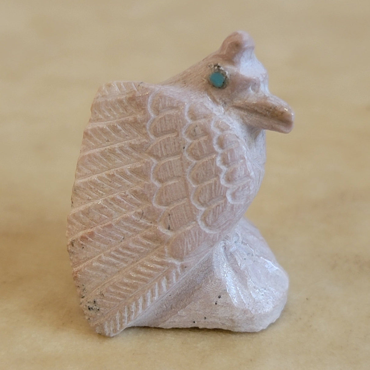 Dolomite Sacred Quail Zuni Fetish