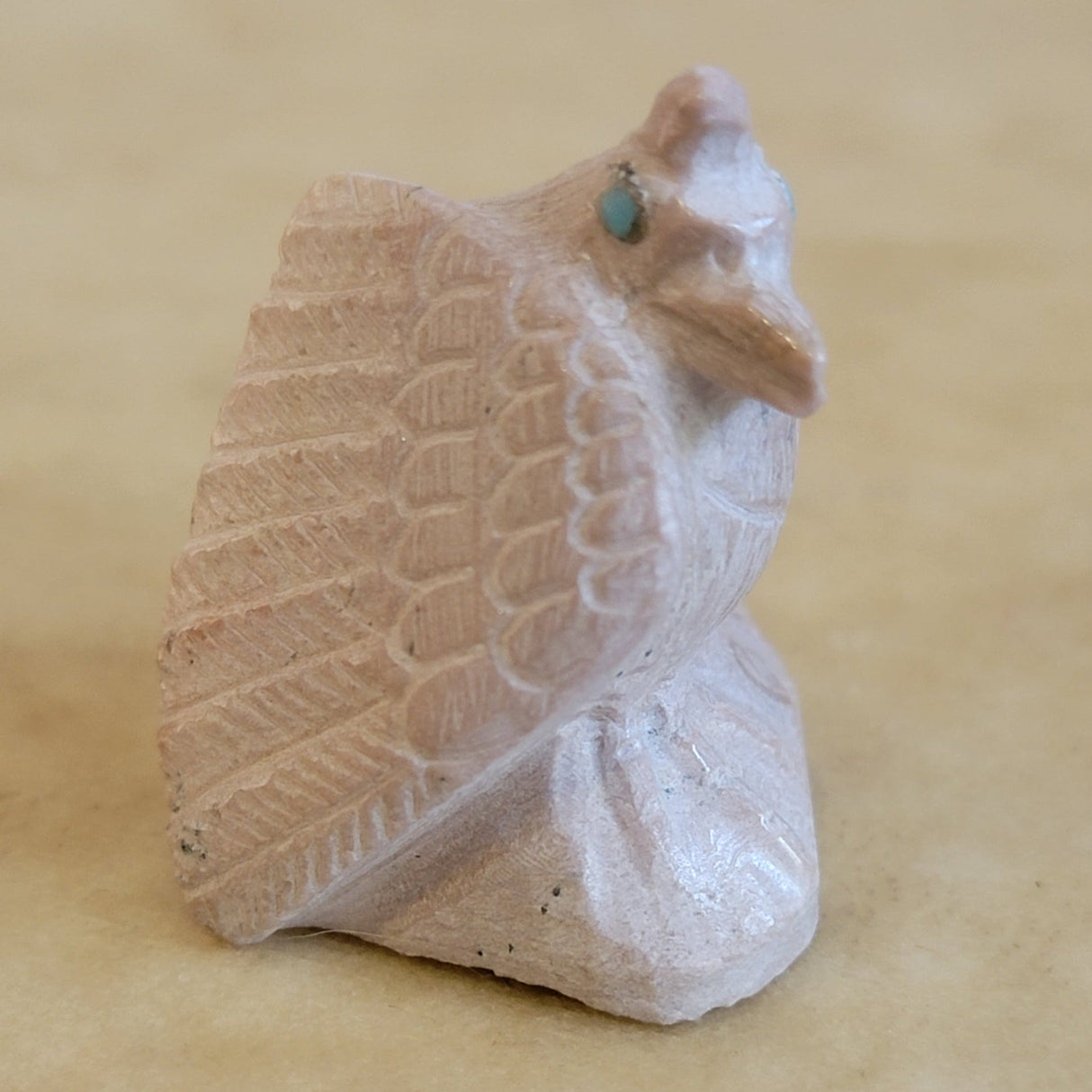 Dolomite Sacred Quail Zuni Fetish