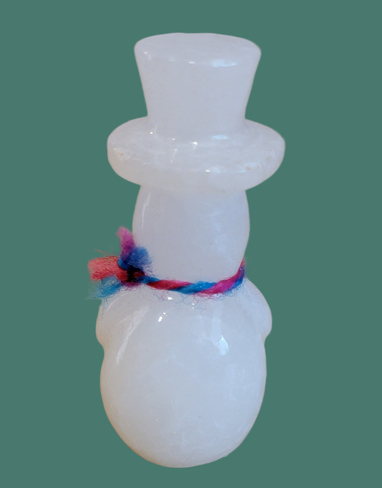 Alabaster Snowman Zuni Fetish