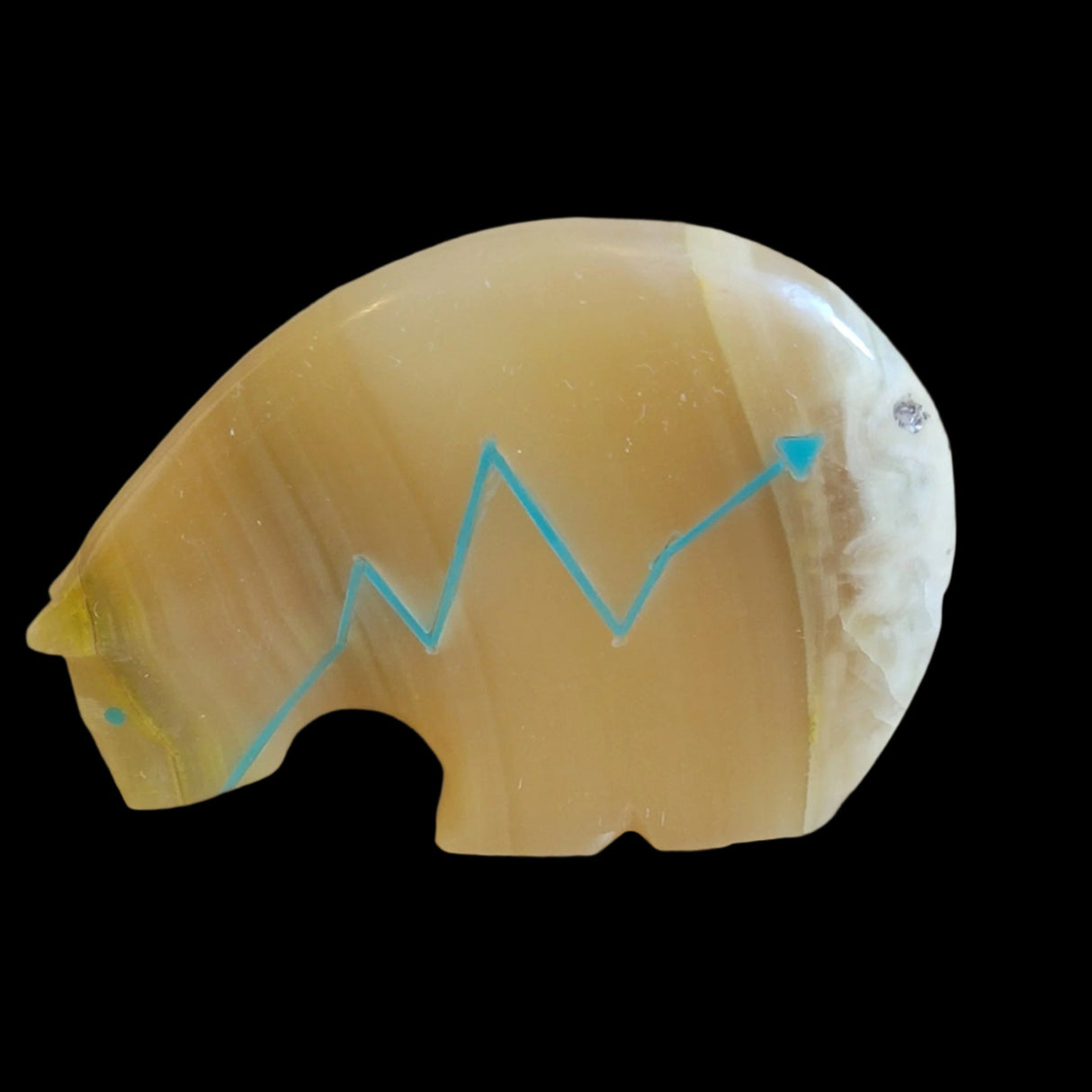 Bumblebee Jasper Medicine Bear Zuni Fetish