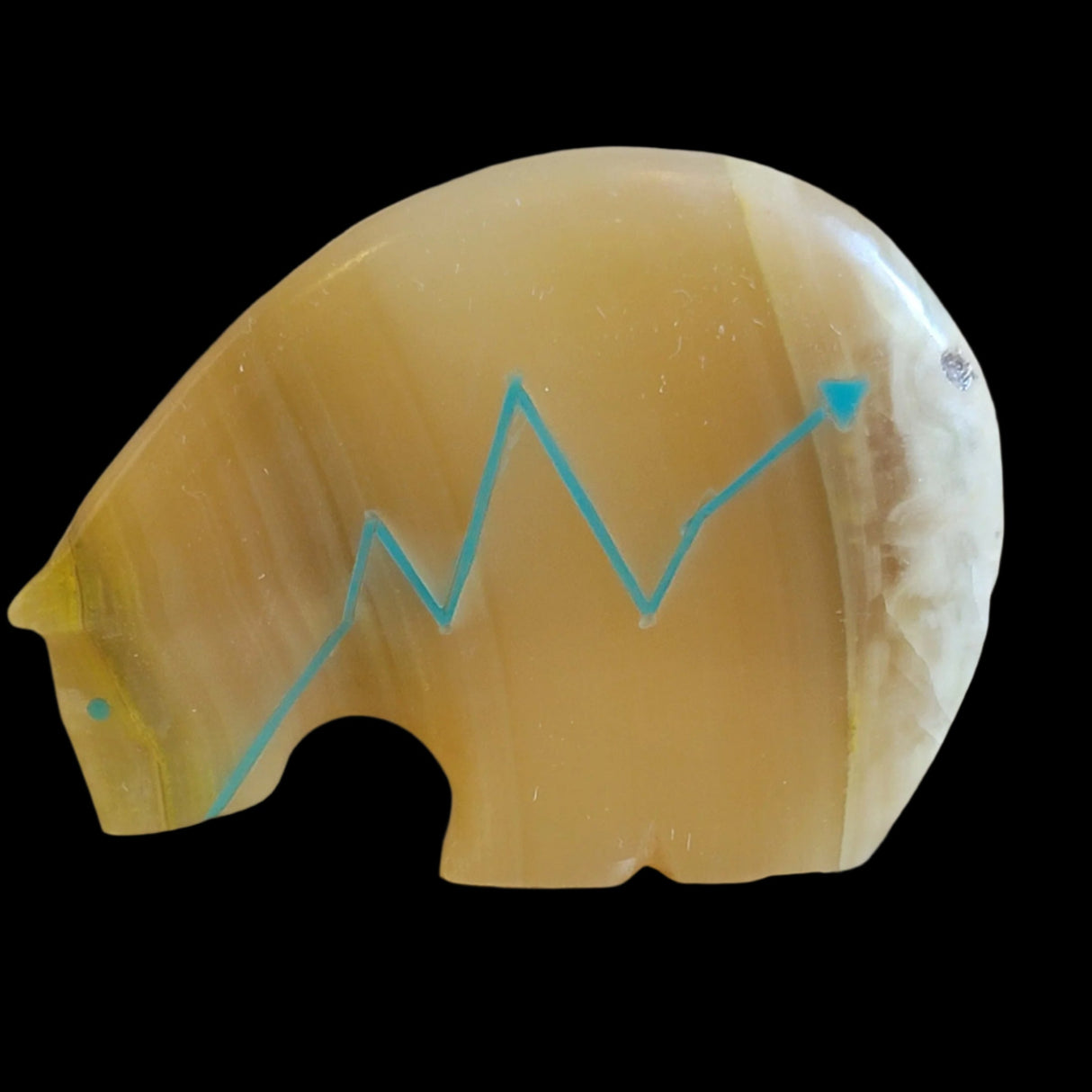 Bumblebee Jasper Medicine Bear Zuni Fetish