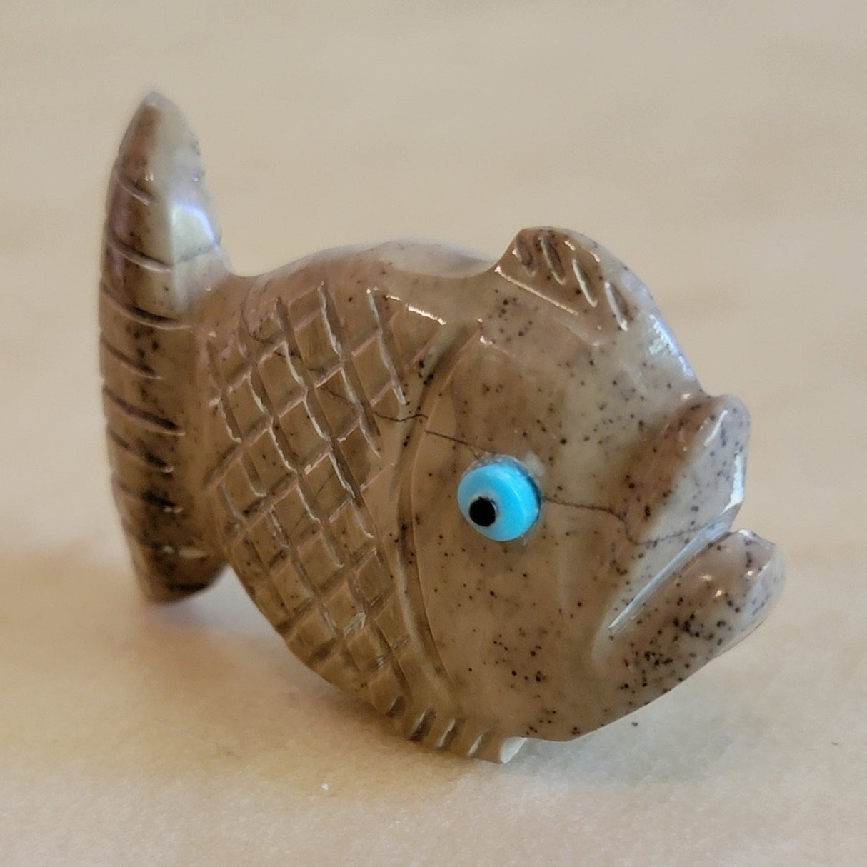 Serpentine Bass Catch of the Day Zuni Fetish