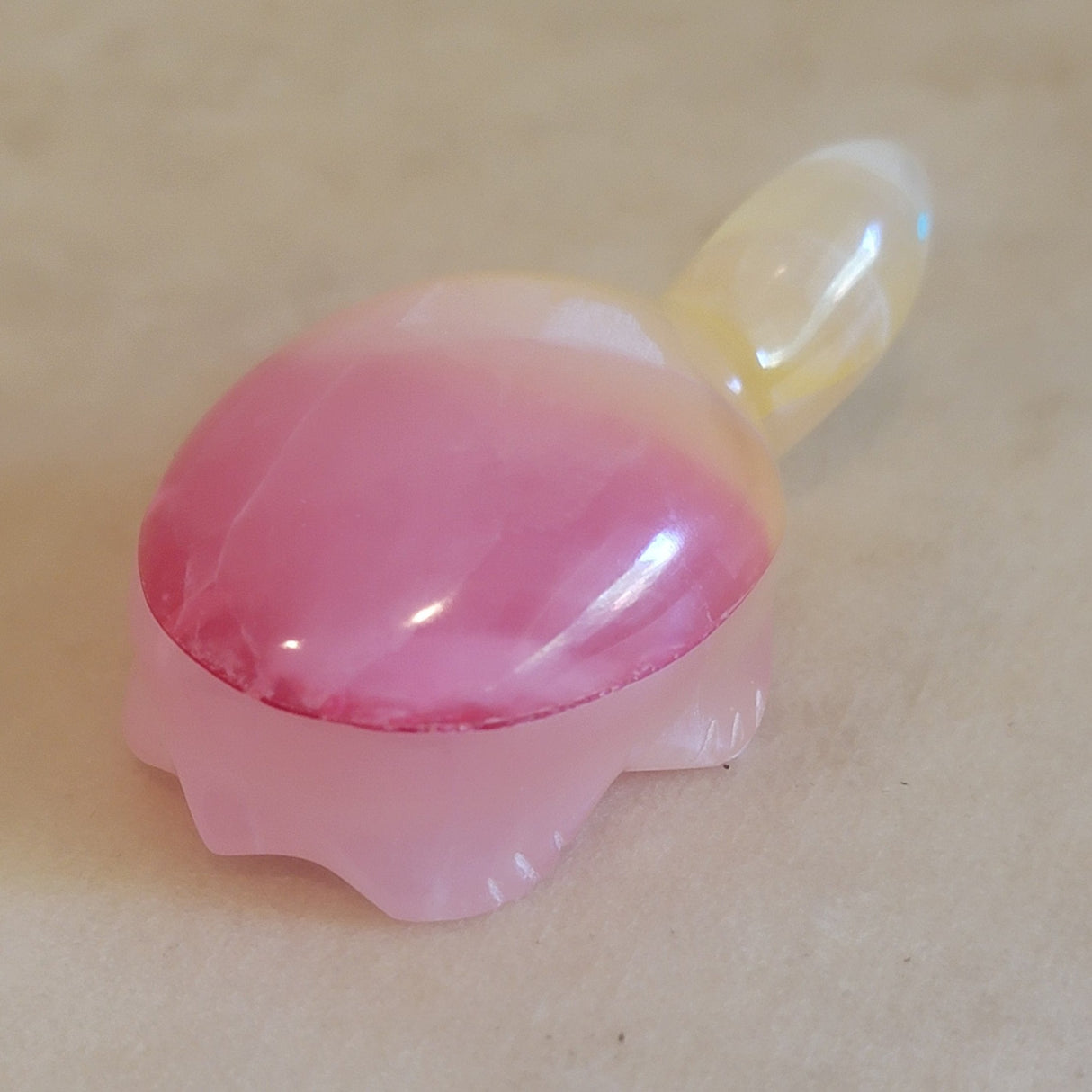 Daphne Quam Murano Glass Zuni Fetish Turtle