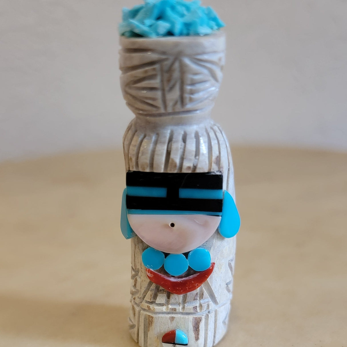 Amory Cellicion Detailed Antler Olla Maiden Zuni Fetish