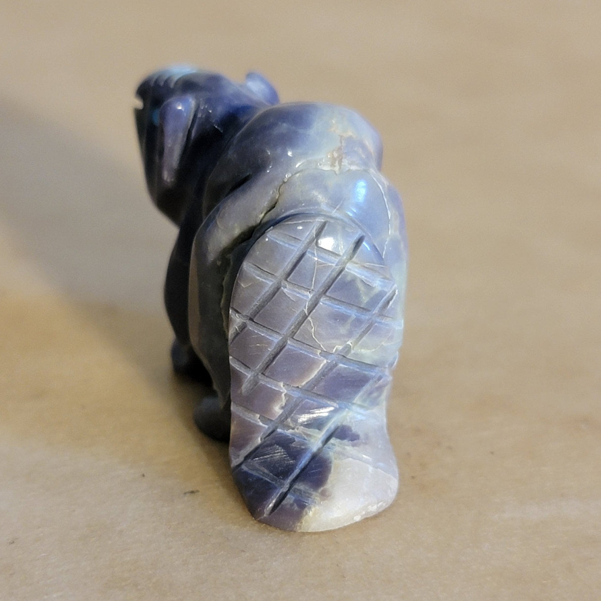 Purple Lavulite Navajo Beaver Zuni Fetish