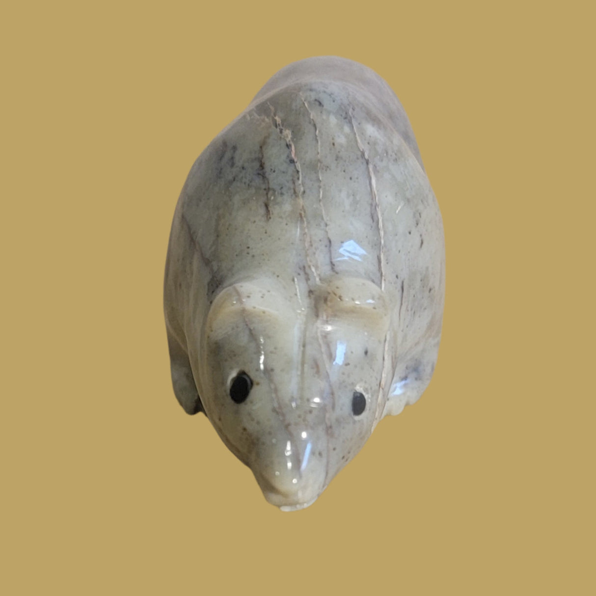 Navajo Serpentine Grizzly Bear Zuni Fetish