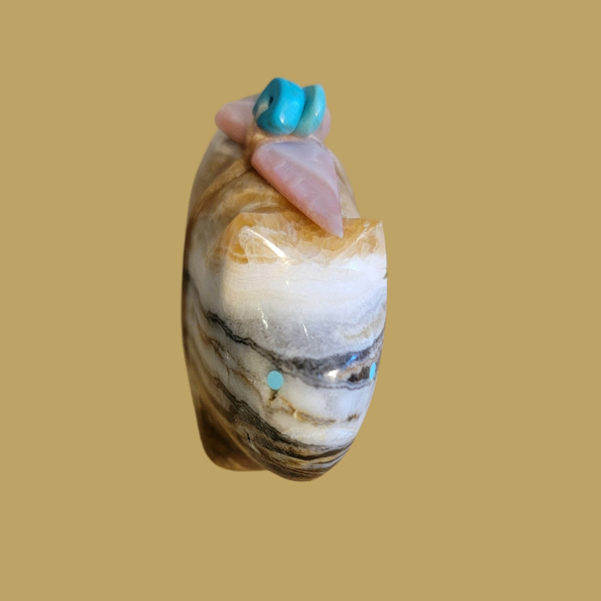 Onyx Psychic Bobcat Zuni Fetish