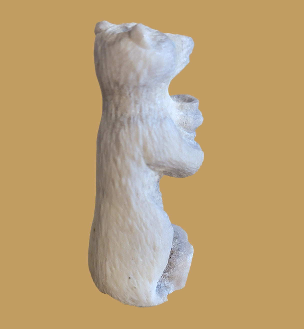 Antler "Honey Bear" w/ Honey Pot Zuni Fetish