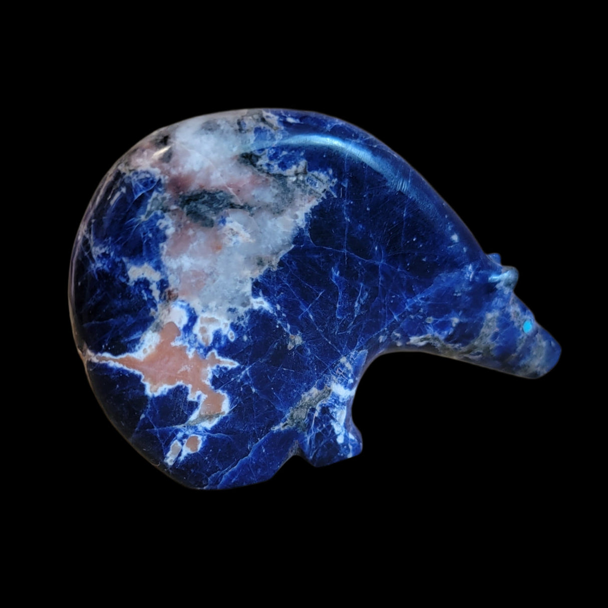 Gorgeous Zuni Fetish Sodalite Medicine Bear