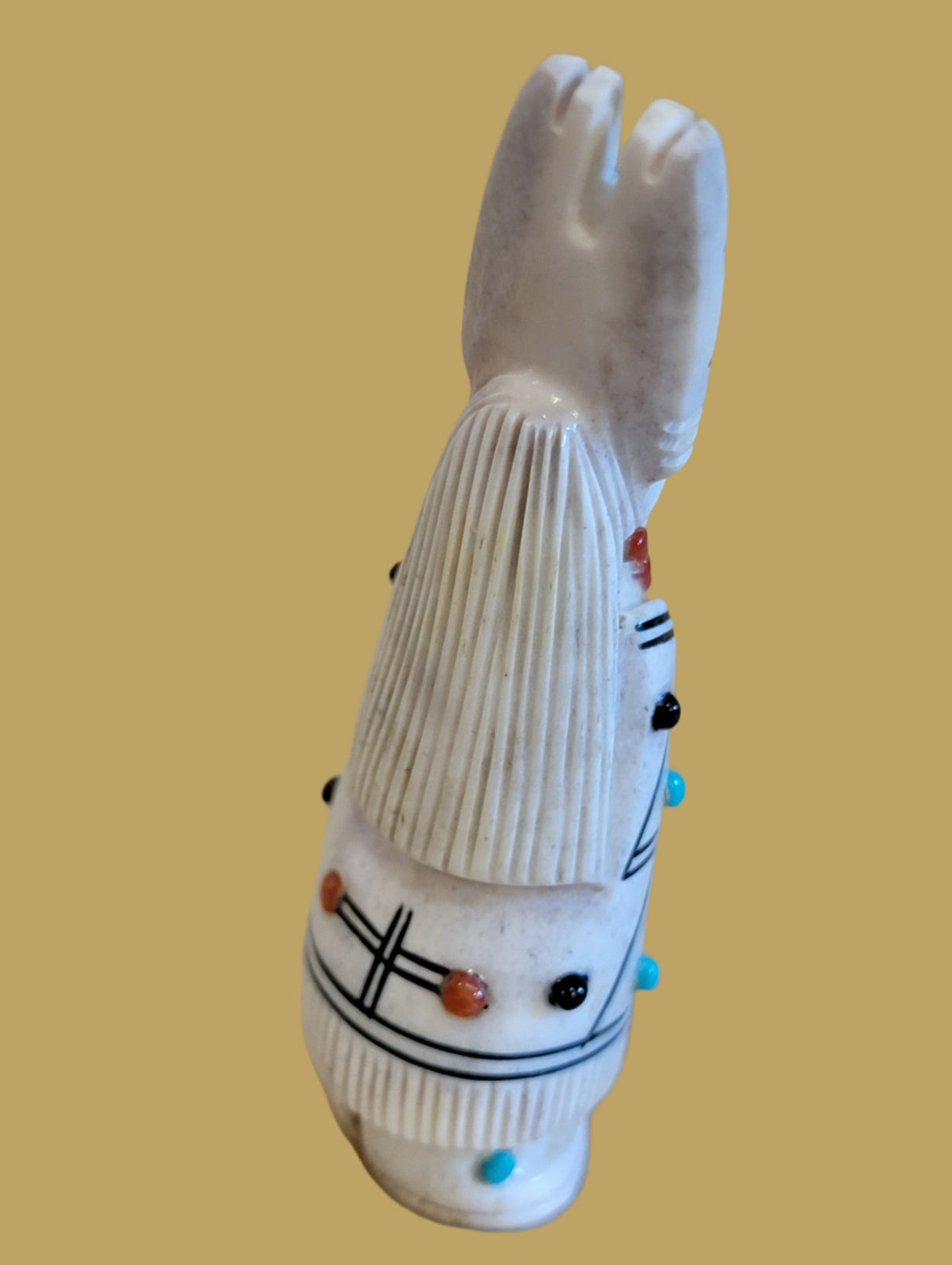 Zuni Antler Maiden w/Tablita Zuni Fetish