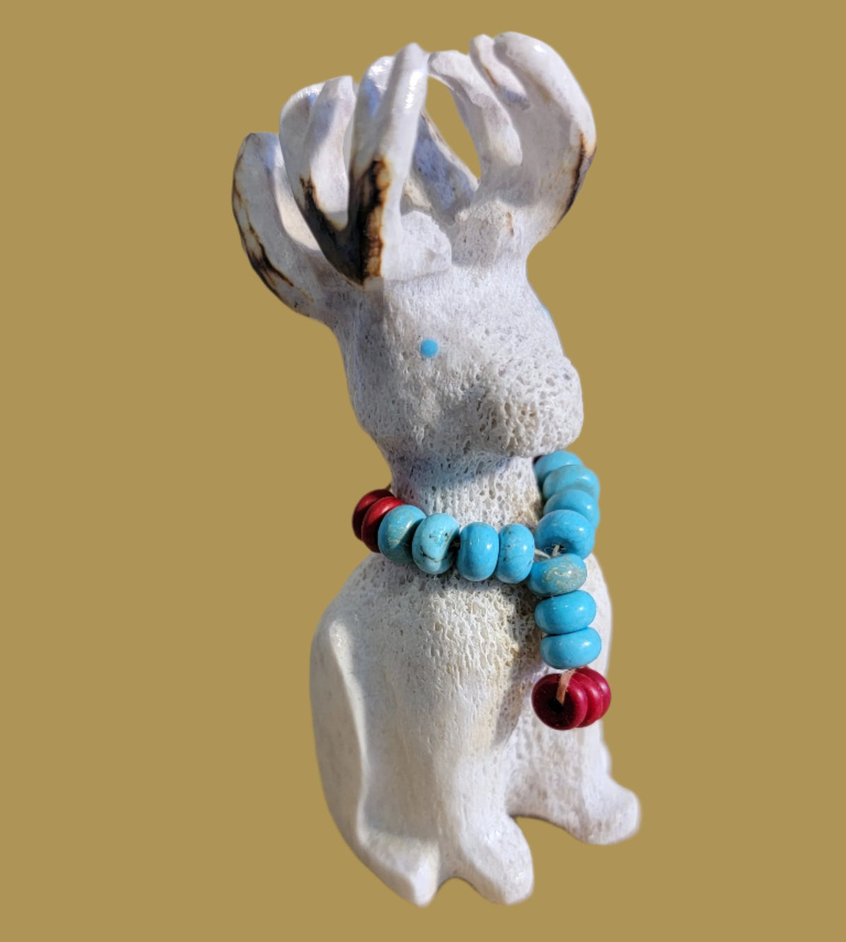 Fancy Antler Jackalope Zuni Fetish