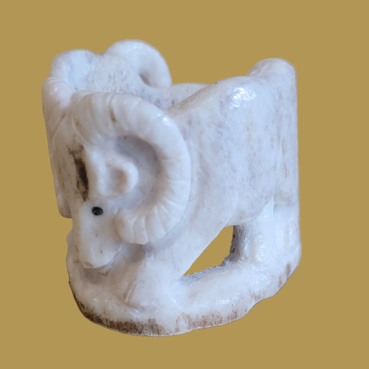 Antler Double Mountain Goats Zuni Fetish