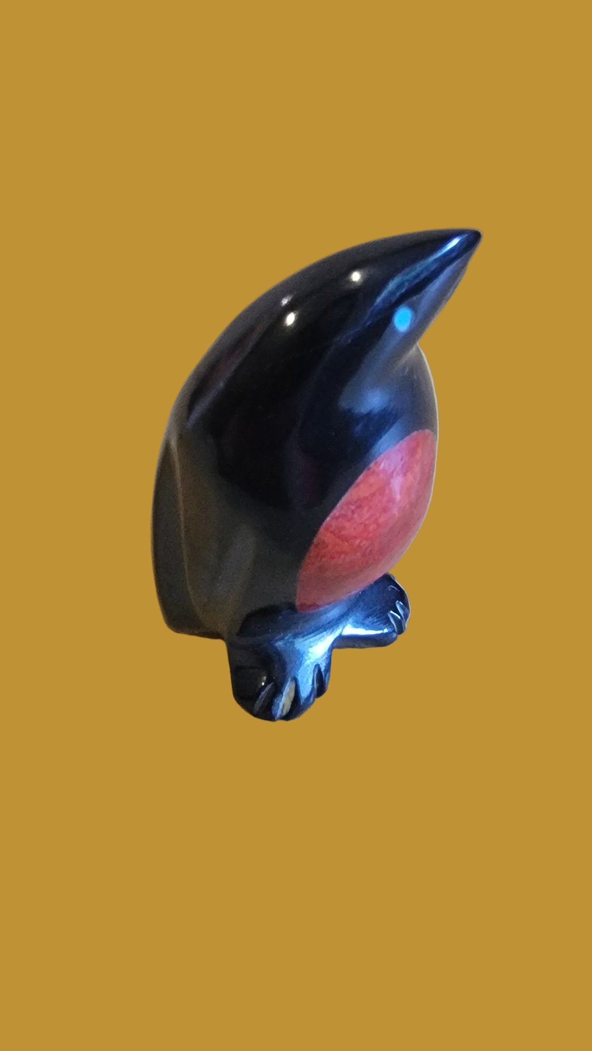 Red Bellied Marble Penguin Zuni Fetish